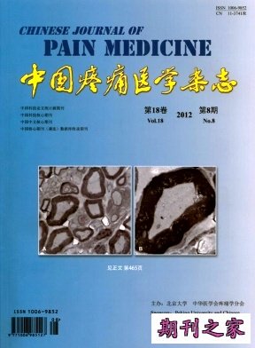 中国疼痛医学杂志
