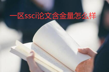 һ��ssci���ĺ�������ô��