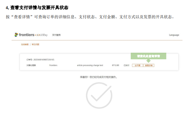 查看支付详情