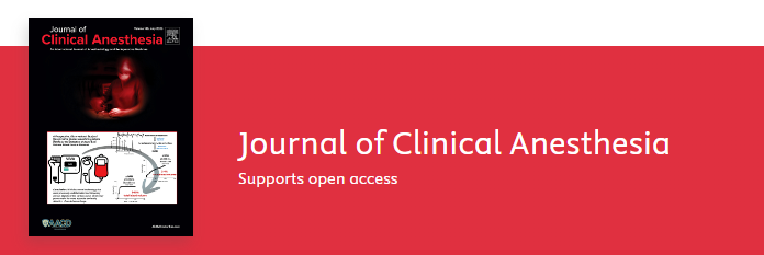 JOURNAL OF CLINICAL ANESTHESIA�ڿ�����