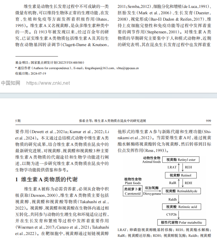 植物保护学报正文开头内容参考