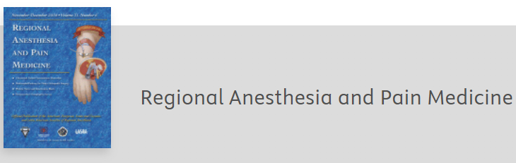 REGIONAL ANESTHESIA AND PAIN MEDICINE�ڿ�����