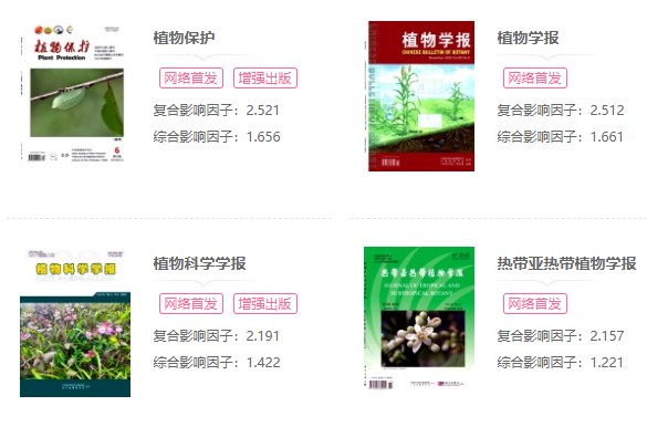 植物方向推荐好投的期刊