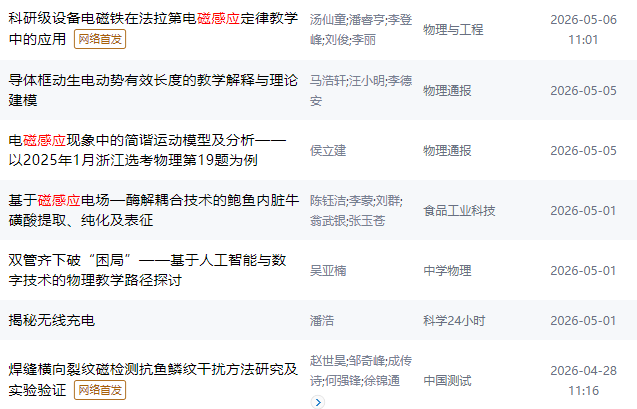 磁感学方向相关文章