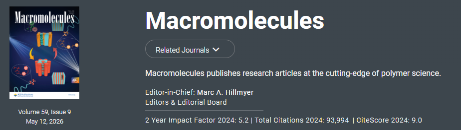 macromolecules期刊介绍