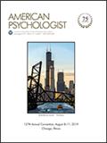 AMERICAN PSYCHOLOGIST