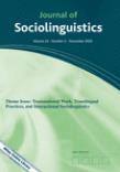 JOURNAL OF SOCIOLINGUISTICS