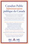 CANADIAN PUBLIC ADMINISTRATION-ADMINISTRATION PUBLIQUE DU CANADA