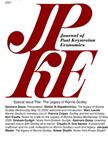 JOURNAL OF POST KEYNESIAN ECONOMICS