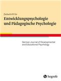 ZEITSCHRIFT FUR ENTWICKLUNGSPSYCHOLOGIE UND PADAGOGISCHE PSYCHOLOGIE