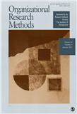 ORGANIZATIONAL RESEARCH METHODS